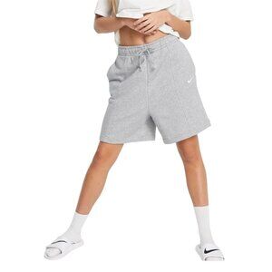 Nike Soft Gray High Waist Jogger Gym Athleisure Shorts